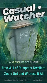 Free Will of Dumpster Dwellers · Zoom Out and Witness It All!