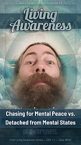 Chasing for Mental Peace vs. Detached from Mental States