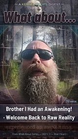 Brother I Had an Awakening! · Welcome Back to Raw Reality