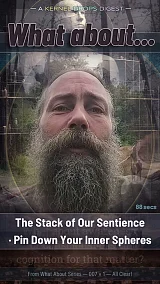 The Stack of Our Sentience · Pin Down Your Inner Spheres