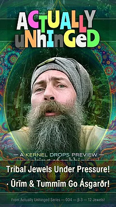 Tribal Jewels Under Pressure! · Ūrīm & Tummīm Go Ásgarðr!