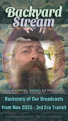 Backstory of Our Broadcasts from Nov 2025 · 3rd Era Transit