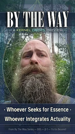Whoever Seeks for Essence · Whoever Integrates Actuality