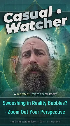 Swooshing in Reality Bubbles? · Zoom Out Your Perspective