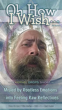 Misled by Rootless Emotions · into Feeling Raw Reflections