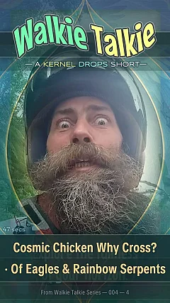 Cosmic Chicken Why Cross? · Of Eagles & Rainbow Serpents