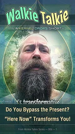 Do You Bypass the Present? “Here Now” Transforms You!