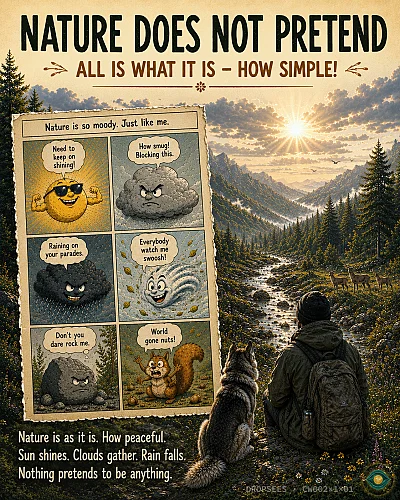 Nature Does Not Pretend · All Is What It Is – How Simple!