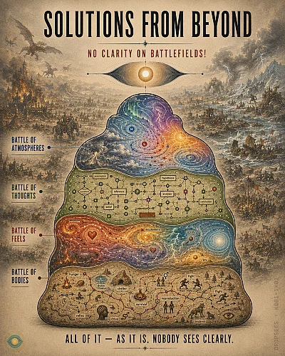 Solutions from Plane Beyond · No Clarity on Battlefields!