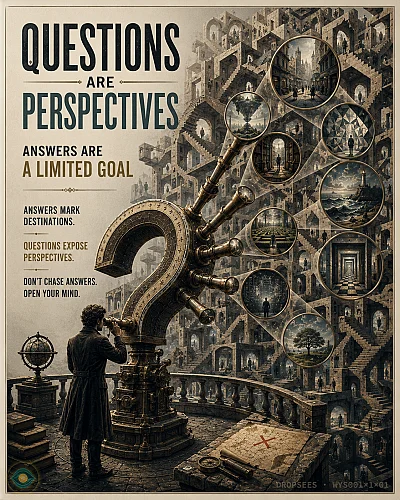 Questions Are Perspectives · Answers Are a Limited Goal